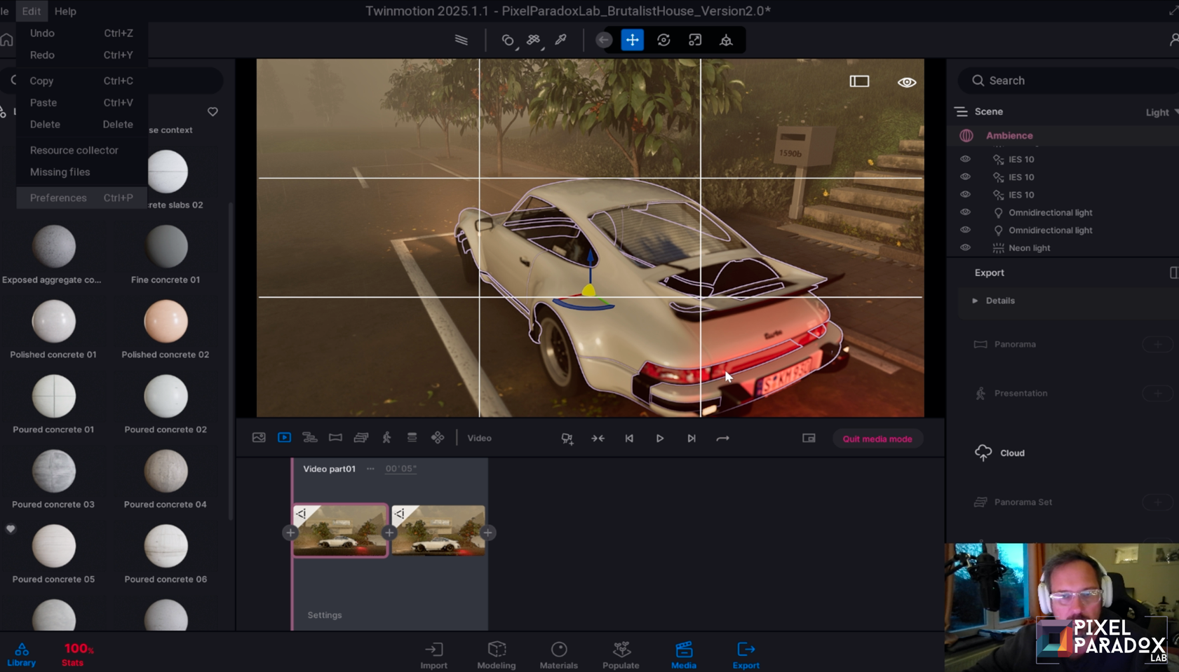 Miniature Making Off Brutalist